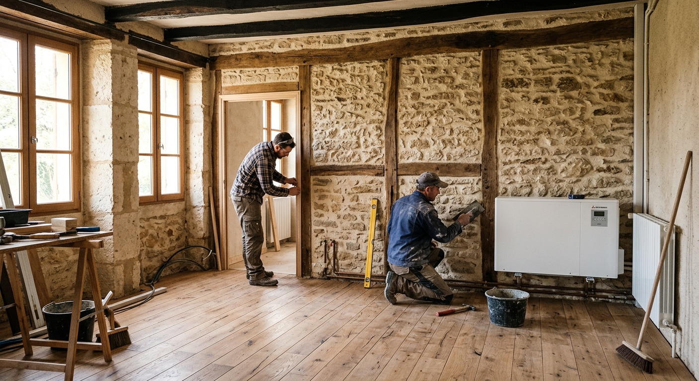 R&eacute;novation de maison ancienne